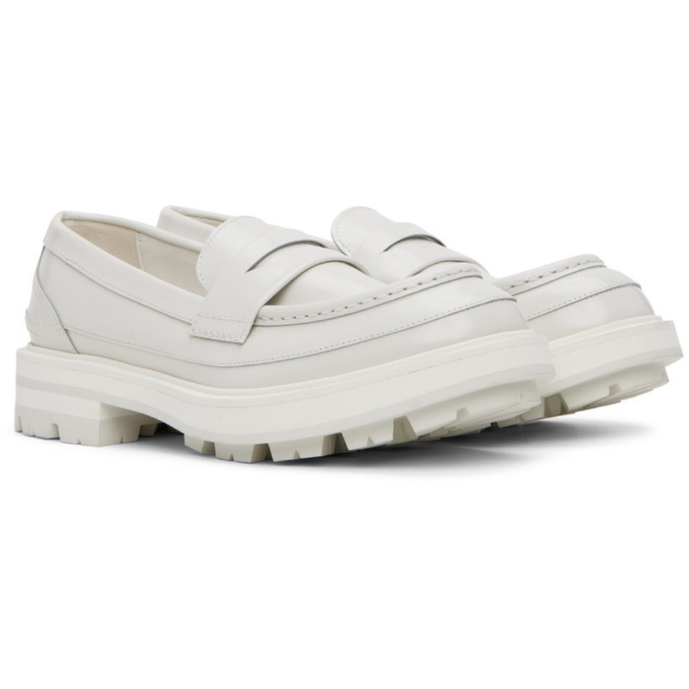 Alexander McQueen Men’s Soft Ivory Loafers